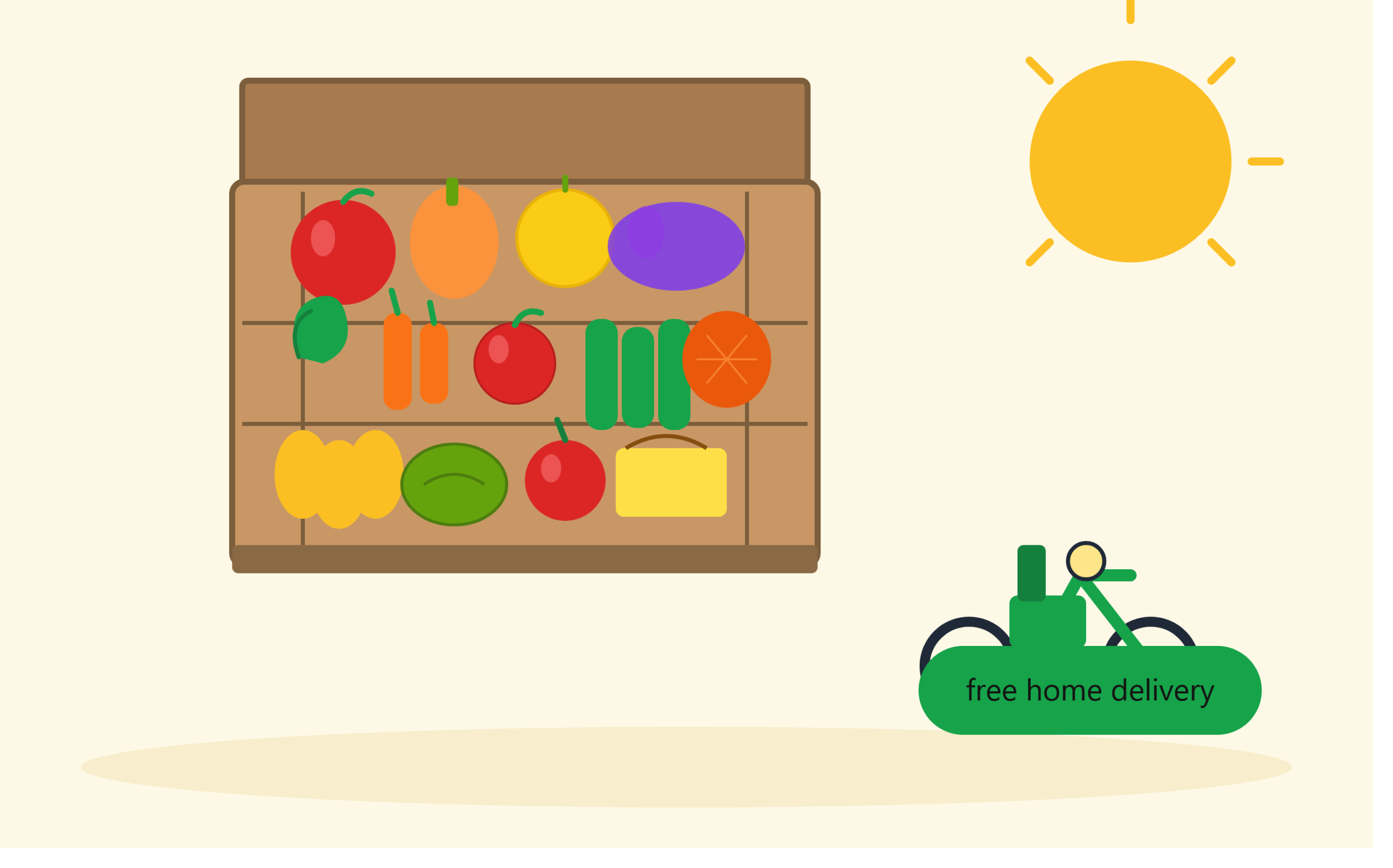 Fresh Fruits Sunny Enclave